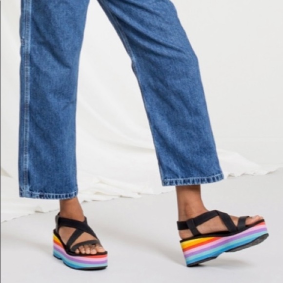 Rocket Dog Rainbow EVA Wedge Sandals - Picture 8 of 9